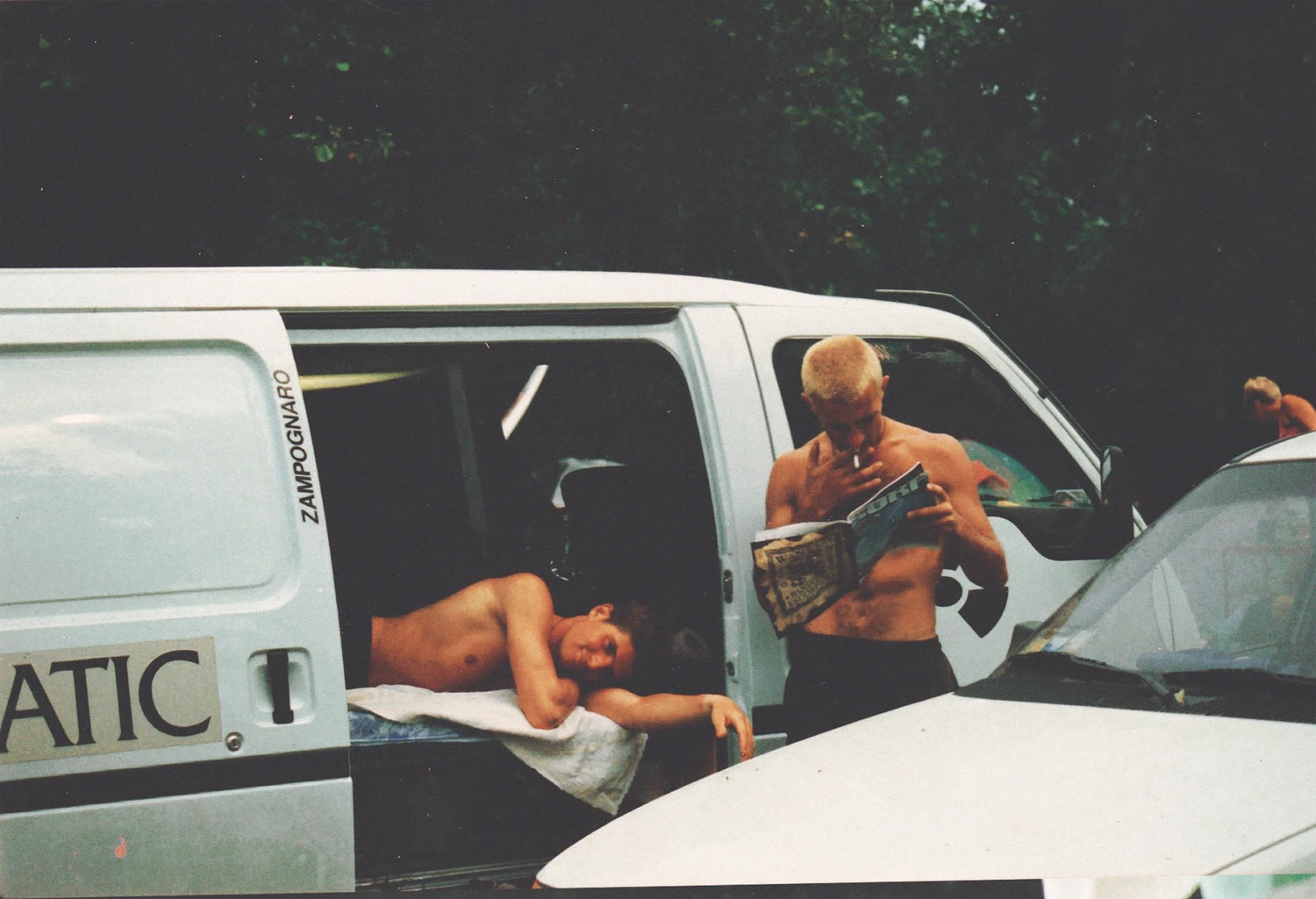 Chilling in the van, Biarritz