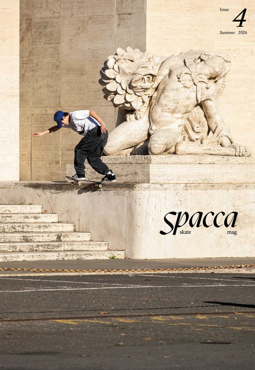 Spacca Skate Mag Issue 4 cover, Summer '26