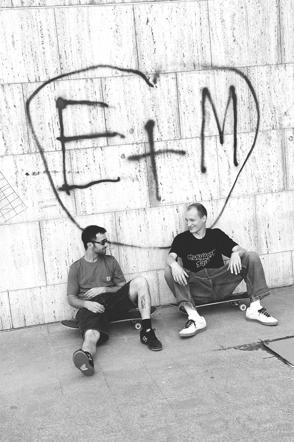 Efrem and Massi at Centro Direzionale