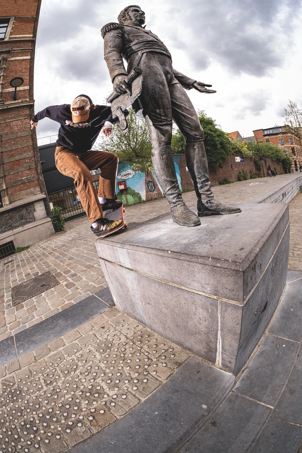 John Sanders FS crooked grind