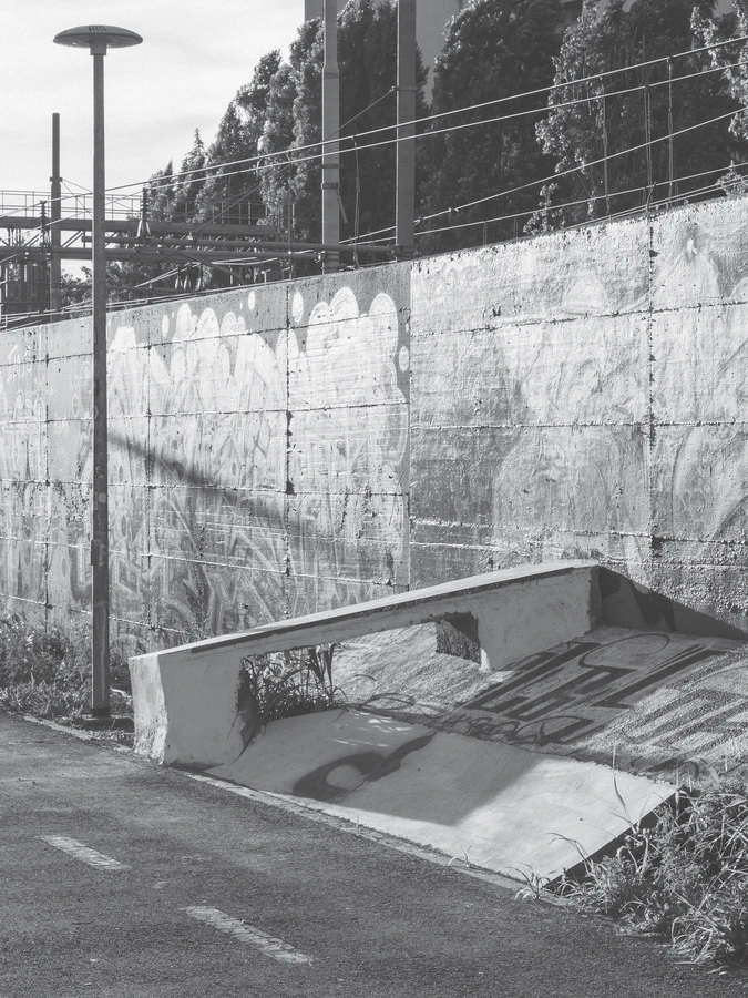 Concrete ledge at El Puto DIY