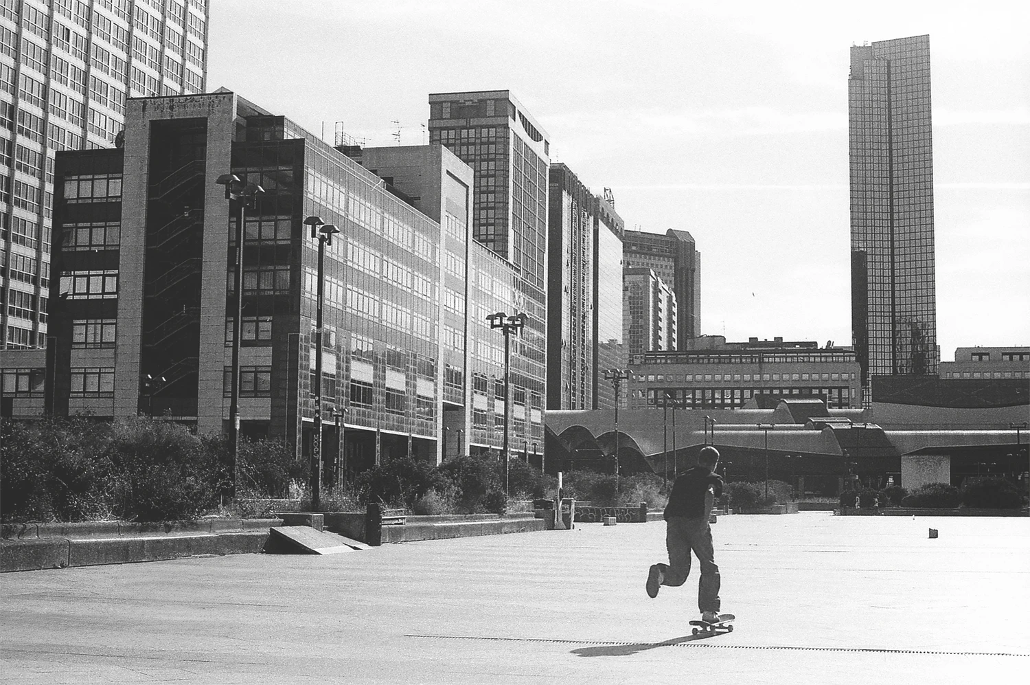 Massimo Cristofoletti pushing at Centro Direzionale