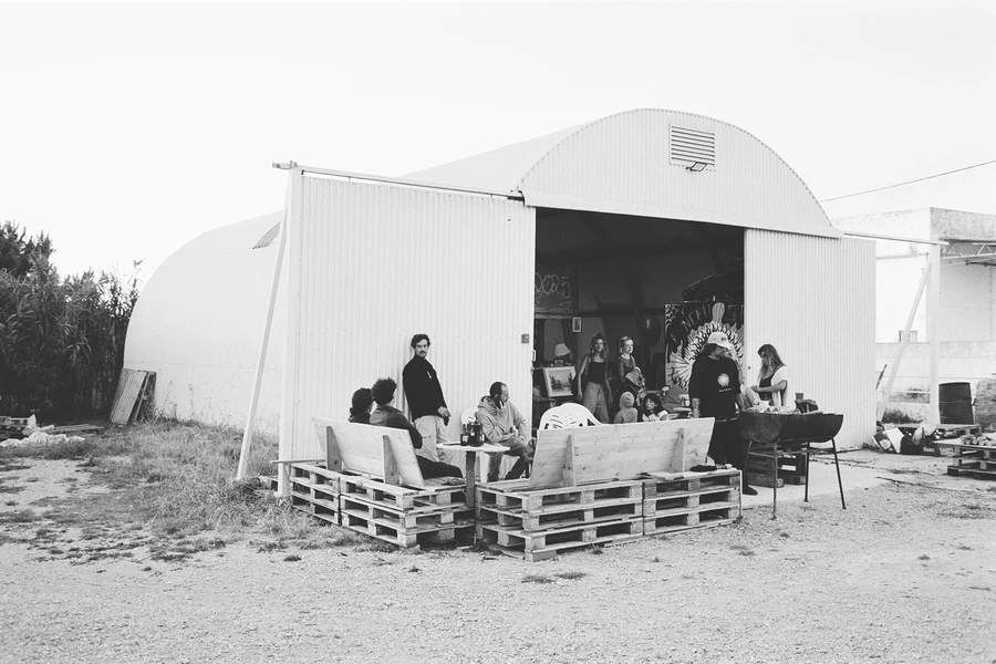 The hangar at Dirty Ranch