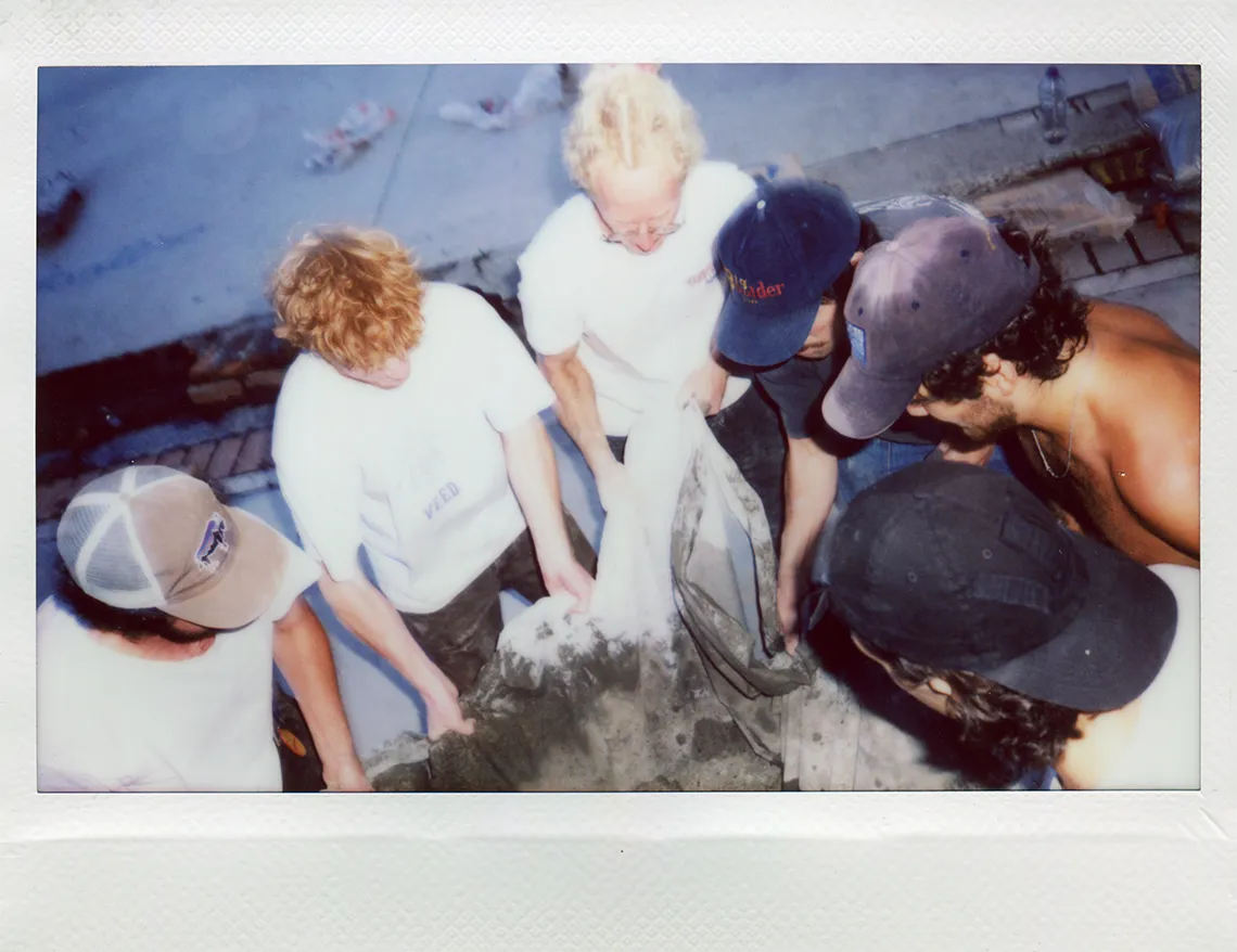 Impasto cemento Ponte della musica